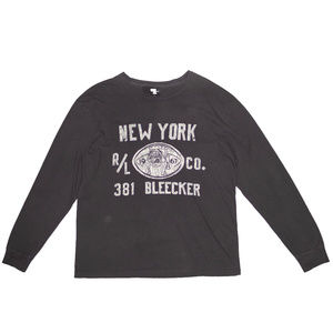 Distressed Spellout Long Sleeve T-Shirt 90s Grunge